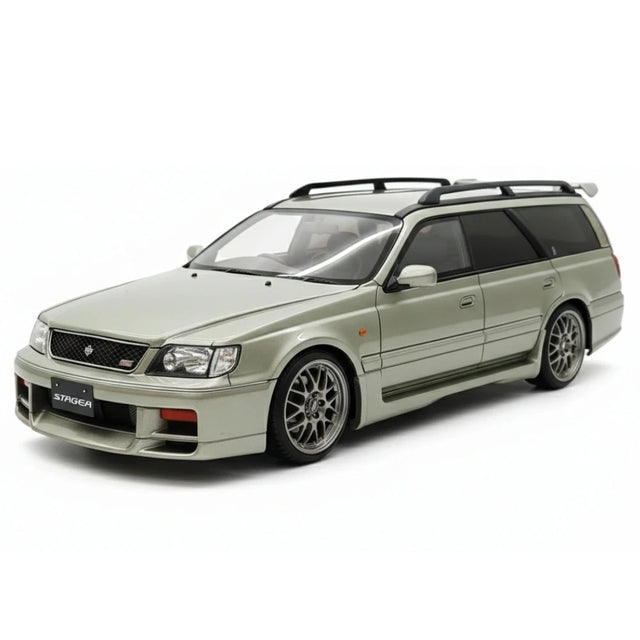 [Ignition] 1:18 Nissan 1996 Stagea 260RS WGNC34 Gray Model Car Resin