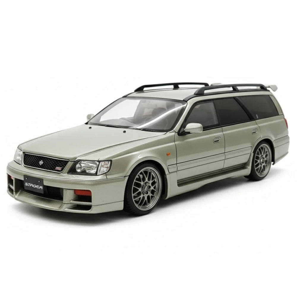 [Ignition] 1:18 Nissan 1996 Stagea 260RS WGNC34 Gray Model Car Resin