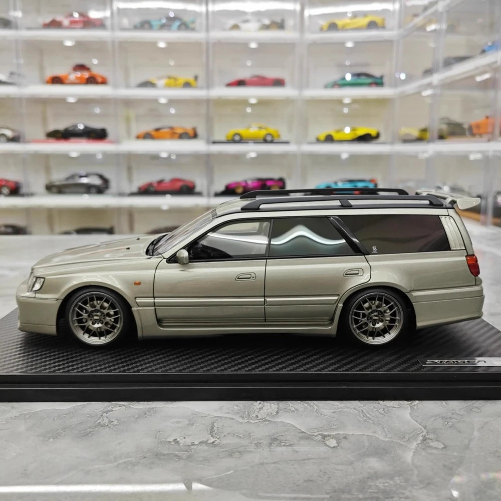 [Ignition] 1:18 Nissan 1996 Stagea 260RS WGNC34 Gray Model Car Resin