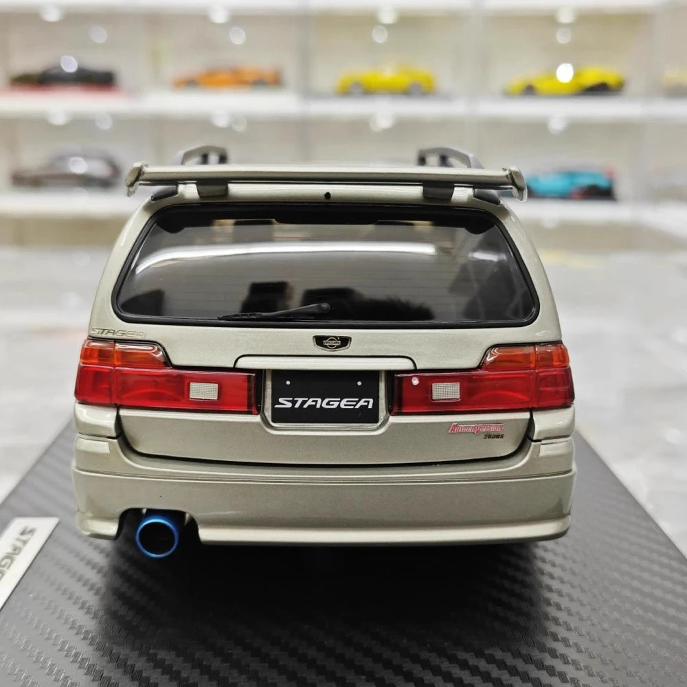 [Ignition] 1:18 Nissan 1996 Stagea 260RS WGNC34 Gray Model Car Resin