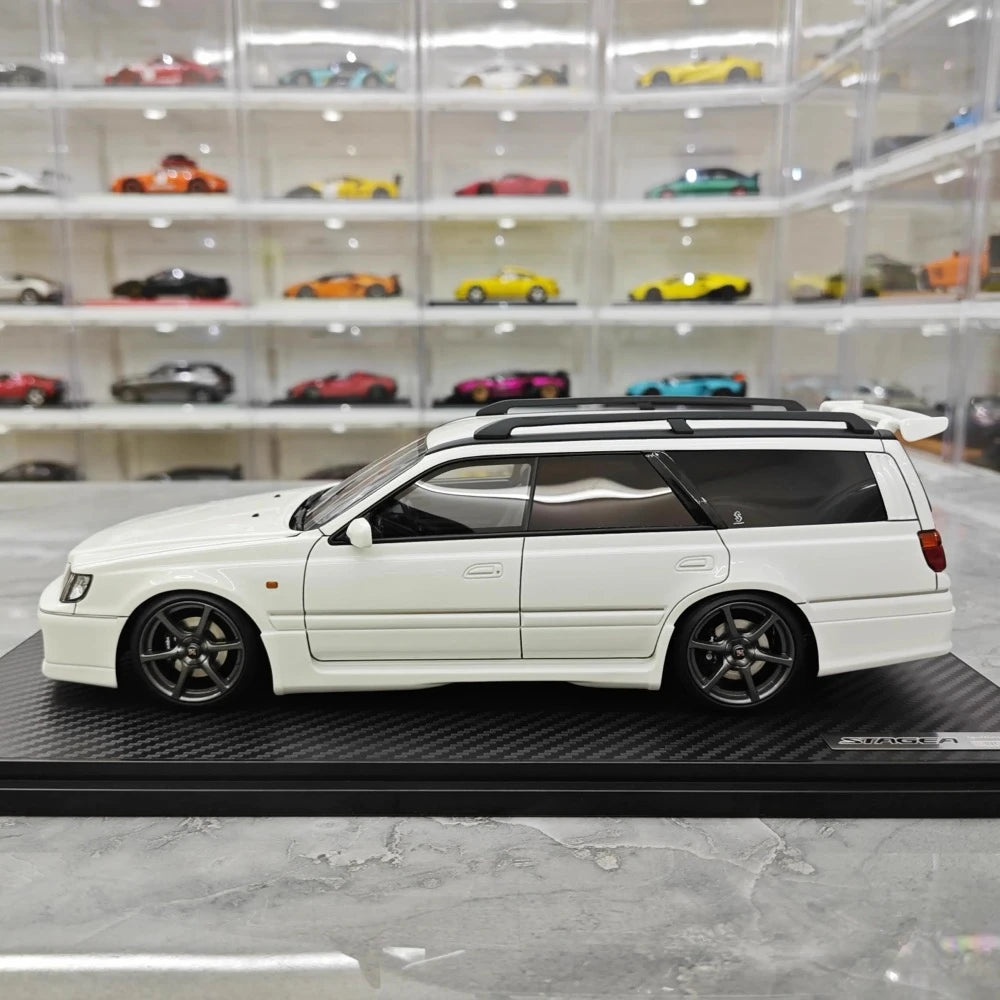 [Ignition] 1:18 Nissan 1996 Stagea 260RS WGNC34 White Model Car Resin