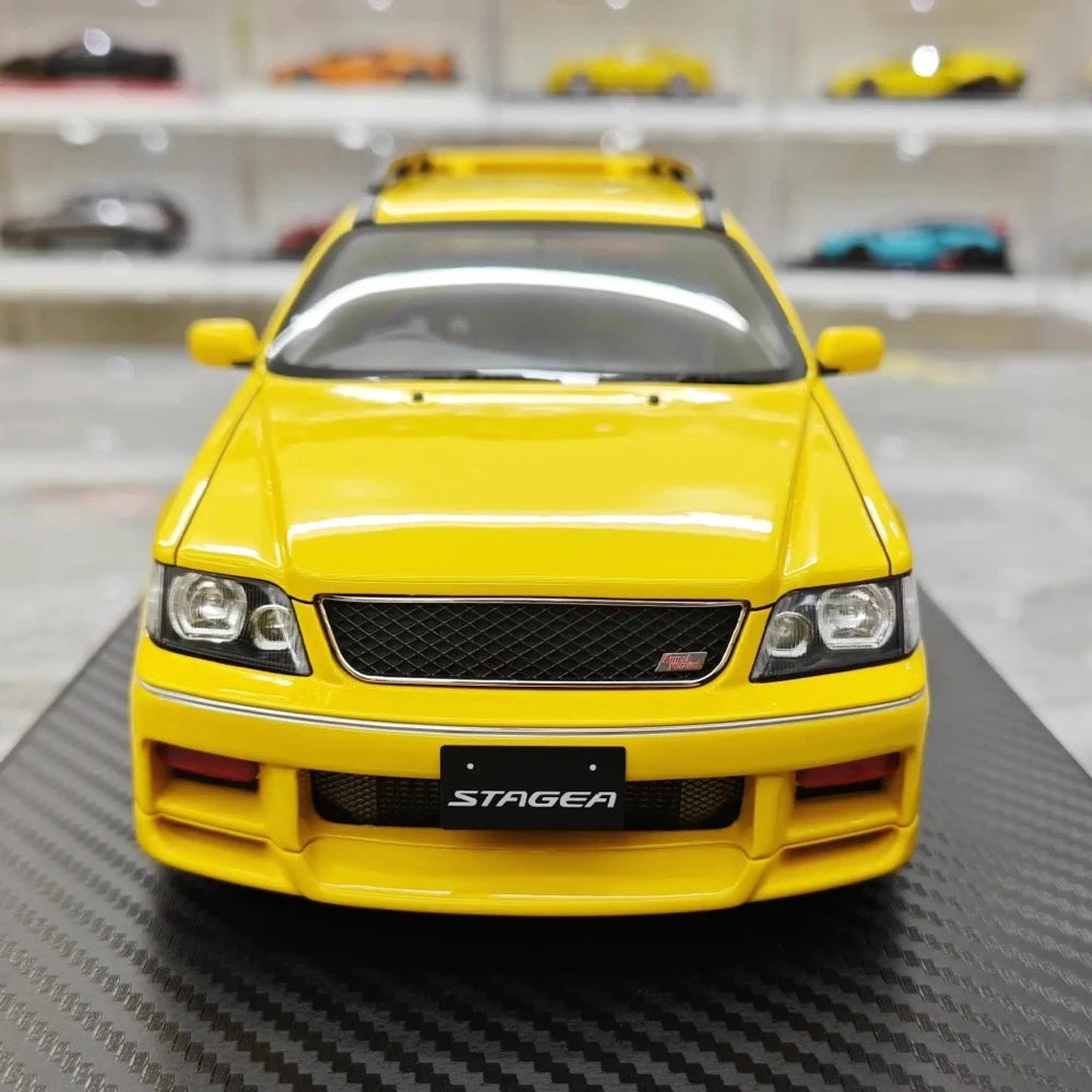 [Ignition] 1:18 Nissan 1996 Stagea 260RS WGNC34 Yellow Model Car Resin