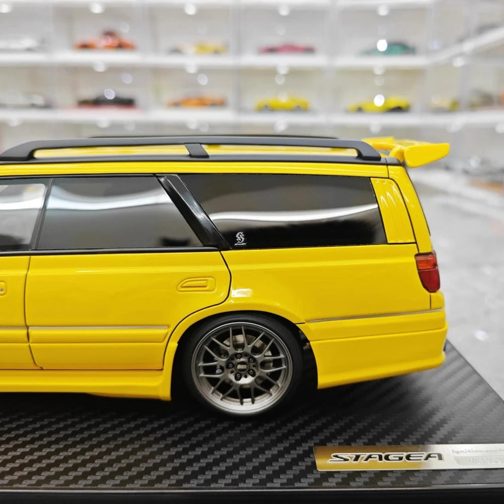 [Ignition] 1:18 Nissan 1996 Stagea 260RS WGNC34 Yellow Model Car Resin