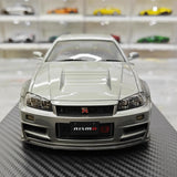 [Ignition] 1:18 Nissan 1999 Skyline GT-R Nismo Z-Tune Gray Model Car Resin