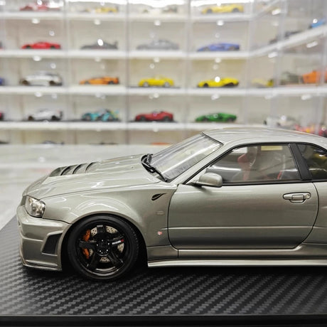 [Ignition] 1:18 Nissan 1999 Skyline GT-R Nismo Z-Tune Gray Model Car Resin