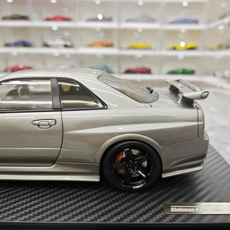 [Ignition] 1:18 Nissan 1999 Skyline GT-R Nismo Z-Tune Gray Model Car Resin