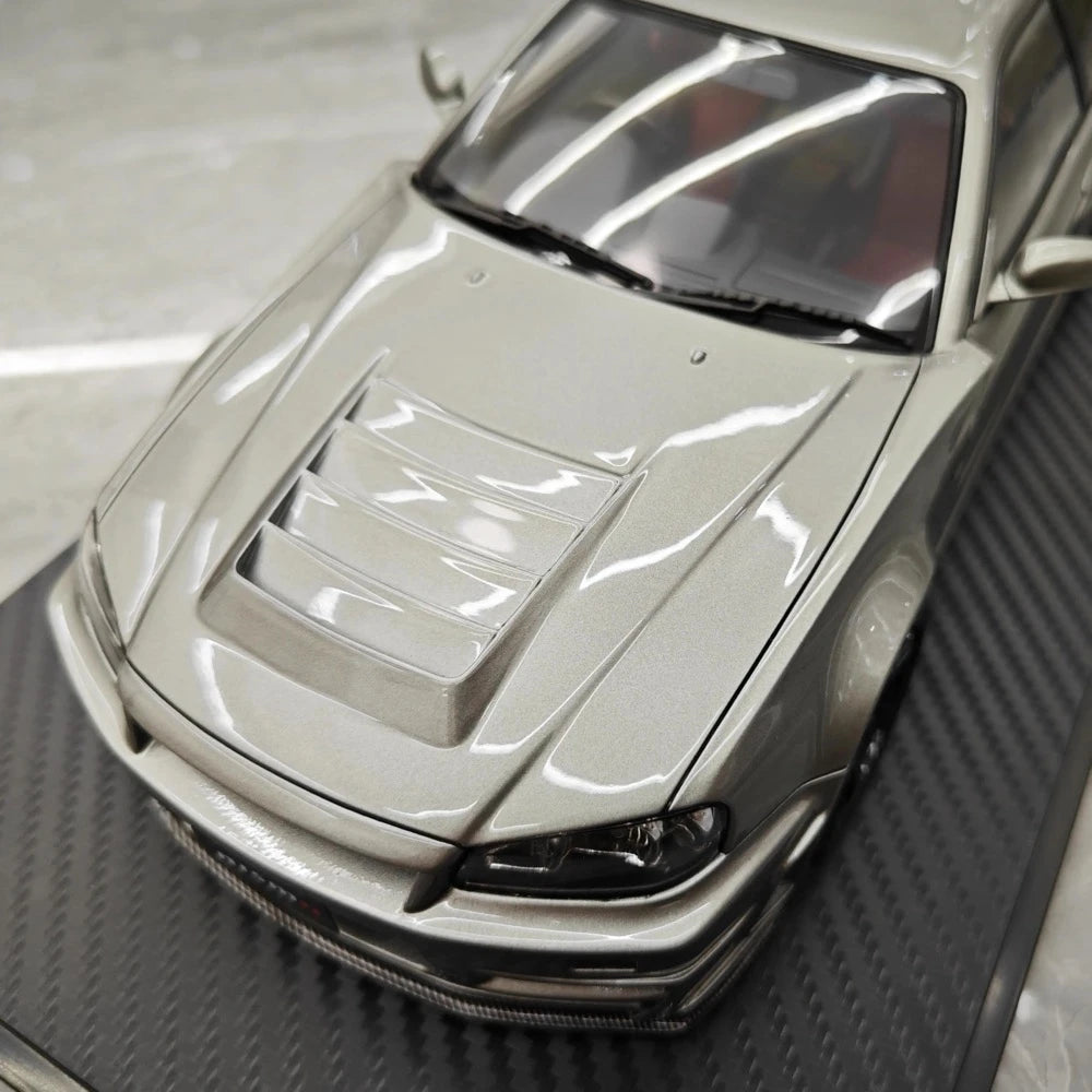 [Ignition] 1:18 Nissan 1999 Skyline GT-R Nismo Z-Tune Gray Model Car Resin