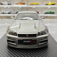 [Ignition] 1:18 Nissan 1999 Skyline GT-R Nismo Z-Tune Gray Model Car Resin