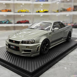[Ignition] 1:18 Nissan 1999 Skyline GT-R Nismo Z-Tune Gray Model Car Resin
