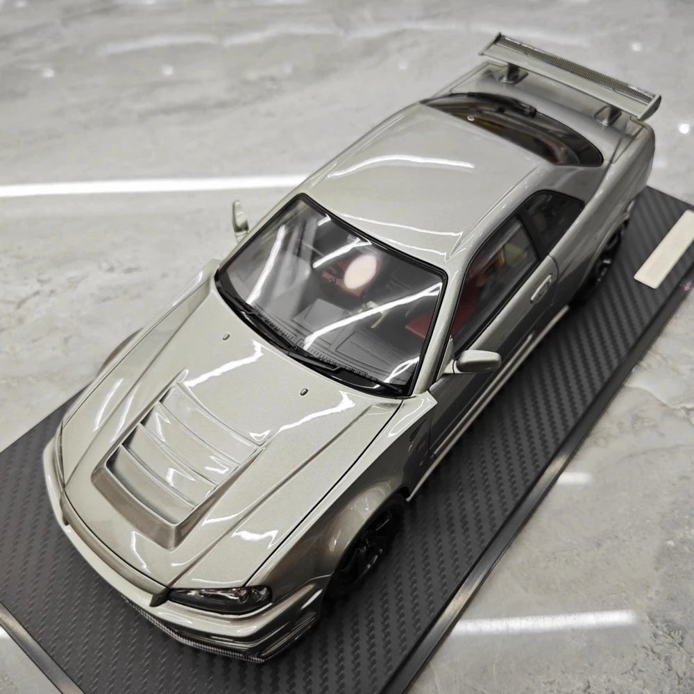 [Ignition] 1:18 Nissan 1999 Skyline GT-R Nismo Z-Tune Gray Model Car Resin
