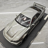 [Ignition] 1:18 Nissan 1999 Skyline GT-R Nismo Z-Tune Gray Model Car Resin