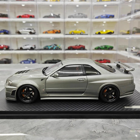 [Ignition] 1:18 Nissan 1999 Skyline GT-R Nismo Z-Tune Gray Model Car Resin