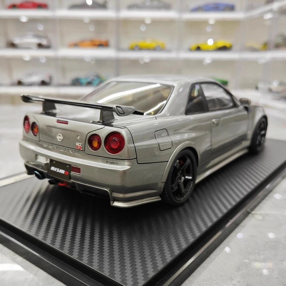 [Ignition] 1:18 Nissan 1999 Skyline GT-R Nismo Z-Tune Gray Model Car Resin