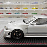 [Ignition] 1:18 Nissan 1999 Skyline GT-R Nismo Z-Tune Silver Model Car Resin