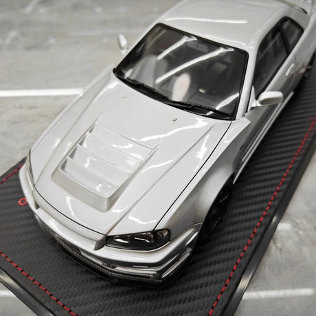 [Ignition] 1:18 Nissan 1999 Skyline GT-R Nismo Z-Tune Silver Model Car Resin