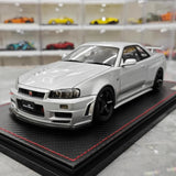[Ignition] 1:18 Nissan 1999 Skyline GT-R Nismo Z-Tune Silver Model Car Resin
