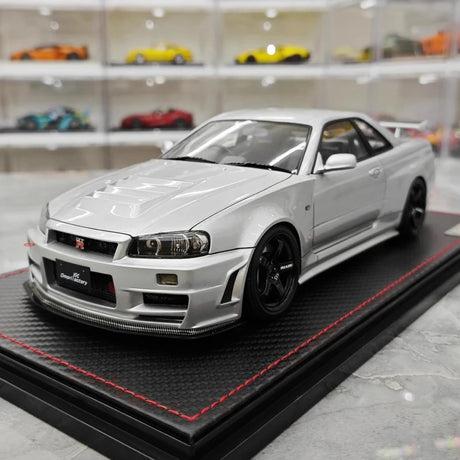[Ignition] 1:18 Nissan 1999 Skyline GT-R Nismo Z-Tune Silver Model Car Resin