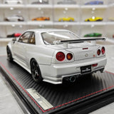 [Ignition] 1:18 Nissan 1999 Skyline GT-R Nismo Z-Tune Silver Model Car Resin