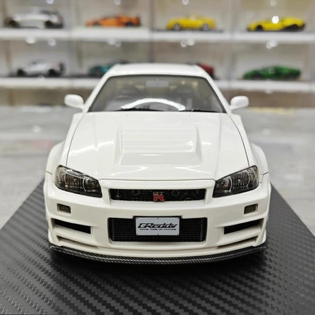 [Ignition] 1:18 Nissan 1999 Skyline GT-R Nismo Z-Tune White Model Car Resin