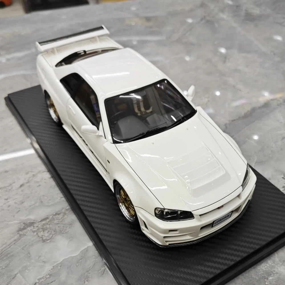 [Ignition] 1:18 Nissan 1999 Skyline GT-R Nismo Z-Tune White Model Car Resin