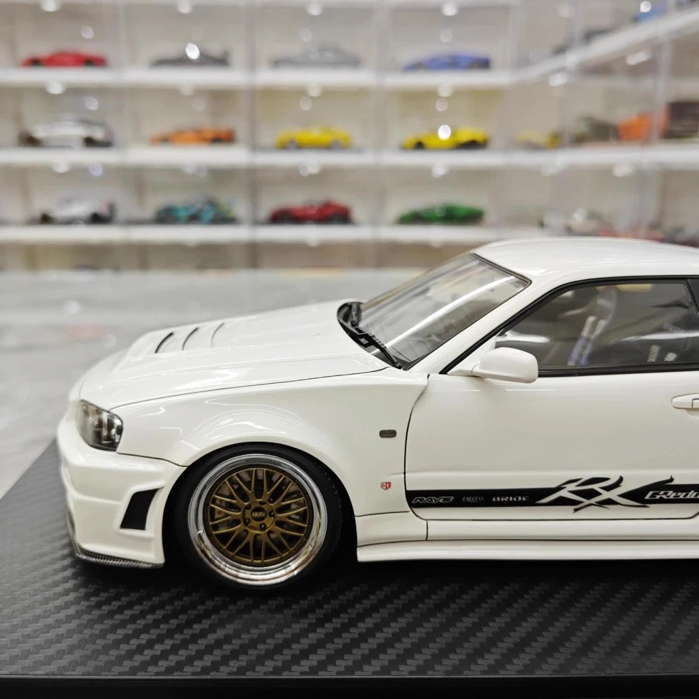 [Ignition] 1:18 Nissan 1999 Skyline GT-R Nismo Z-Tune White Model Car Resin