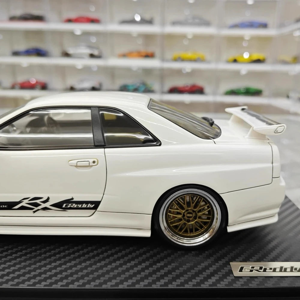 [Ignition] 1:18 Nissan 1999 Skyline GT-R Nismo Z-Tune White Model Car Resin