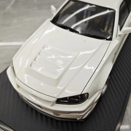 [Ignition] 1:18 Nissan 1999 Skyline GT-R Nismo Z-Tune White Model Car Resin