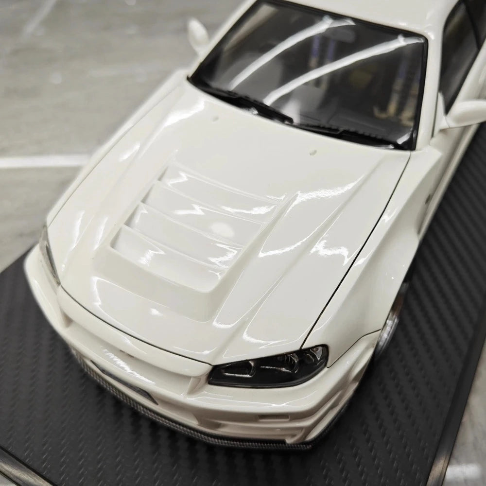 [Ignition] 1:18 Nissan 1999 Skyline GT-R Nismo Z-Tune White Model Car Resin