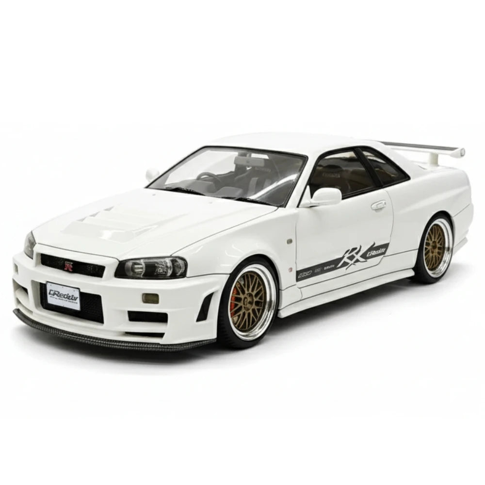 [Ignition] 1:18 Nissan 1999 Skyline GT-R Nismo Z-Tune White Model Car Resin
