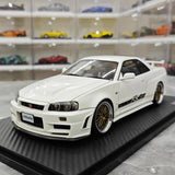 [Ignition] 1:18 Nissan 1999 Skyline GT-R Nismo Z-Tune ホワイト モデルカー レジン