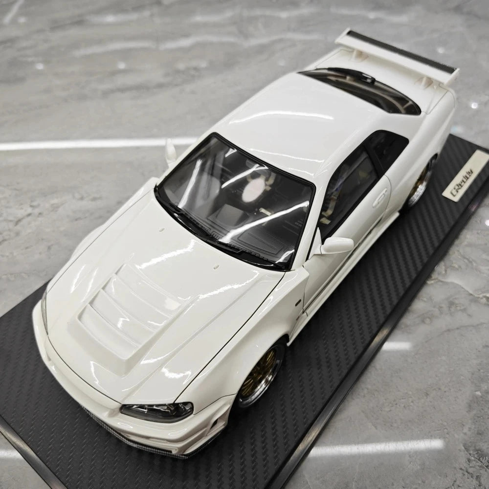 [Ignition] 1:18 Nissan 1999 Skyline GT-R Nismo Z-Tune ホワイト モデルカー レジン