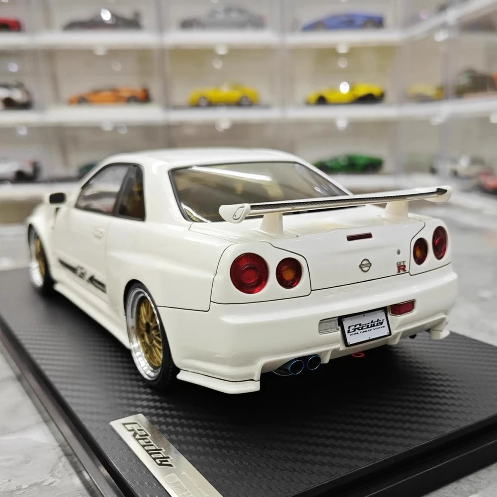 [Ignition] 1:18 Nissan 1999 Skyline GT-R Nismo Z-Tune White Model Car Resin