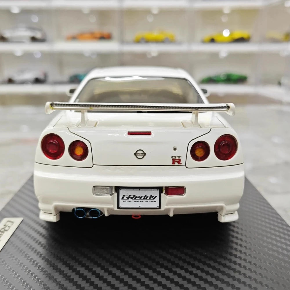 [Ignition] 1:18 Nissan 1999 Skyline GT-R Nismo Z-Tune White Model Car Resin