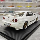 [Ignition] 1:18 Nissan 1999 Skyline GT-R Nismo Z-Tune ホワイト モデルカー レジン