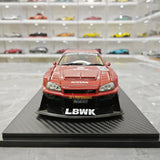 Ignition Nissan 1999 Skyline GT-R R34 LB-Super Silhouette Red 1:18 – Resina da collezione in resina