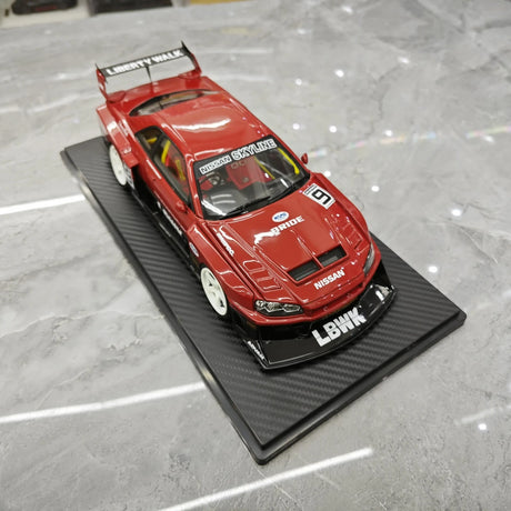 Ignition Nissan 1999 Skyline GT-R R34 LB-Super Silhouette Red 1:18 – Resina da collezione in resina