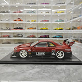 Ignition Nissan 1999 Skyline GT-R R34 LB-Super Silhouette Red 1:18 – Resina da collezione in resina