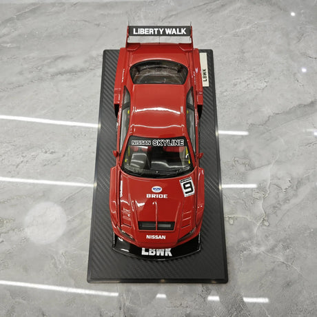 Ignition Nissan 1999 Skyline GT-R R34 LB-Super Silhouette Red 1:18 – Resina da collezione in resina