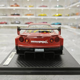 Ignition Nissan 1999 Skyline GT-R R34 LB-Super Silhouette Red 1:18 – Resina da collezione in resina