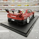 Ignition Nissan 1999 Skyline GT-R R34 LB-Super Silhouette Red 1:18 – Resina da collezione in resina