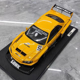 [Ignition] 1:18 Nissan 1999 Skyline GT-R R34 LBWK Yellow Model Car Resin
