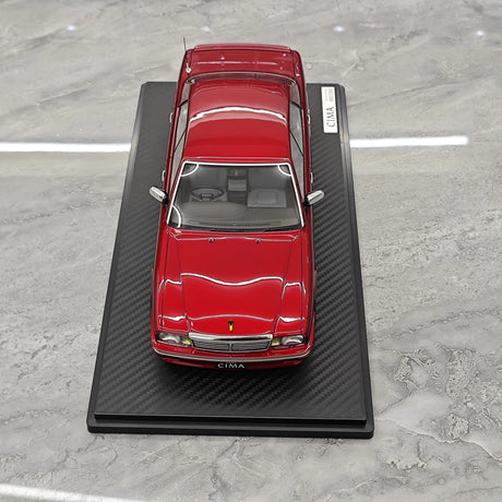 Ignition Nissan 1988 Cedric Cima Y31 Wine Red 1:18 – Modello in resina collezionabile