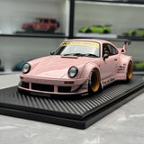 Ignition Porsche 1987 911 930 RWB Pink 1:18 – Collectible Resin Model Resin
