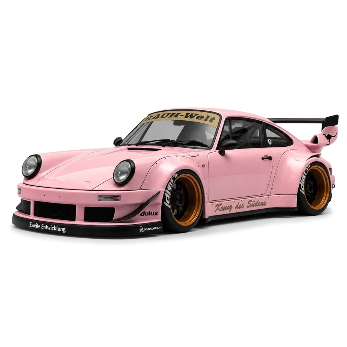Ignition Porsche 1987 911 930 RWB Pink 1:18 – Collectible Resin Model Resin