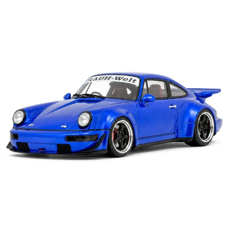Ignition Porsche 1991 911 964 RWB Blue 1:18 – Resina de Modelo de Resina de Coleção