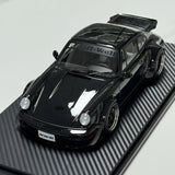 Ignition Porsche 1991 911 964 RWB Glossy zwart 1:18 – Collectible resin Model resin