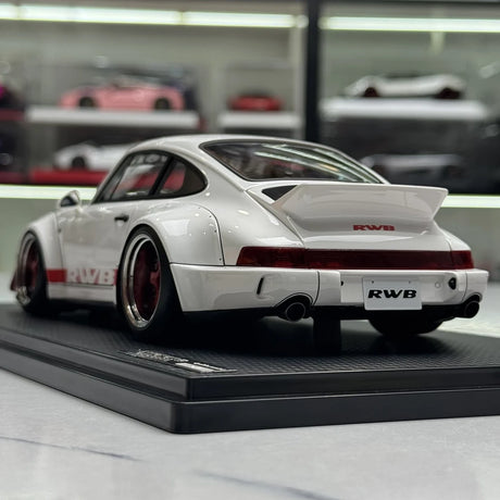 Ignition Porsche 1991 911 964 RWB Gray 1:18 – Resina de Modelo de Resina Colecionável