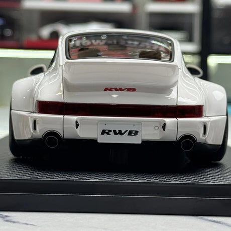 Ignition Porsche 1991 911 964 RWB Gray 1:18 – Resina de Modelo de Resina Colecionável