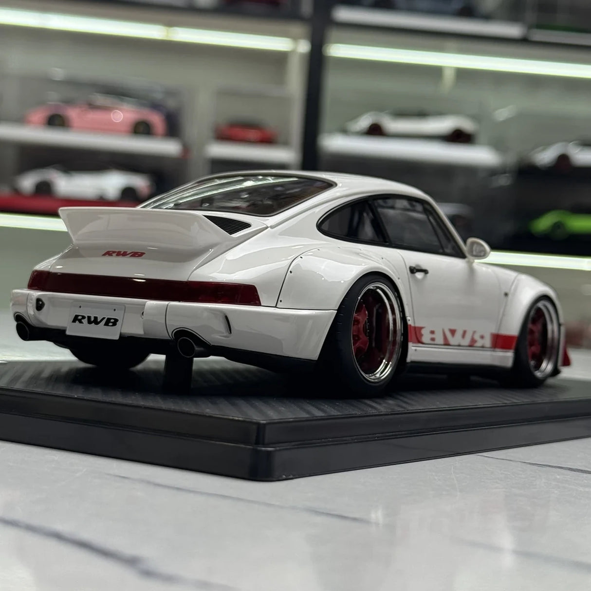 Ignition Porsche 1991 911 964 RWB Gray 1:18 – Collectible Resin Model Resin