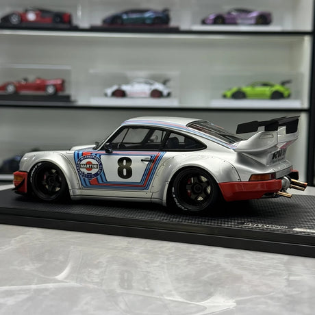 Ignition Porsche 1991 911 964 RWB Martini Livery 1:18 – Resina Modelo de Resina de Coleção